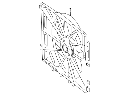 2025 Mercedes-Benz GLA250 Cooling Fan