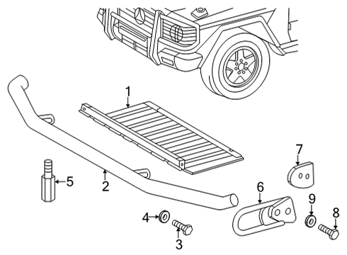 2006 Mercedes-Benz G500 Under Cover & Splash Shields
