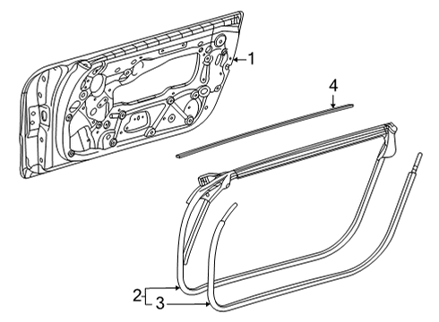 2019 Mercedes-Benz AMG GT C Door & Components