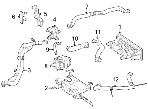 2025 Mercedes-Benz EQE 350+ Heater Unit
