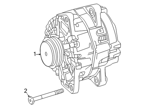 2019 Mercedes-Benz AMG GT C Alternator