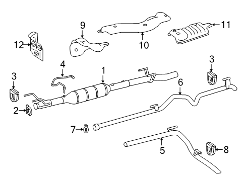 2020 Mercedes-Benz Sprinter 3500XD Exhaust System Diagram 2