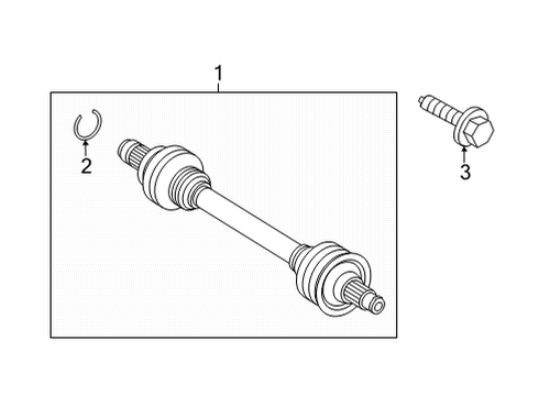 2025 Mercedes-Benz EQS 450+ Rear Axle