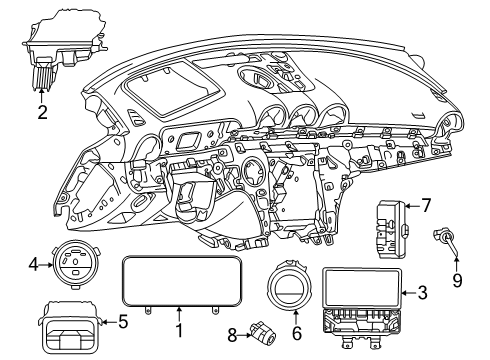 2024 Mercedes-Benz CLE53 AMG Cluster & Switches