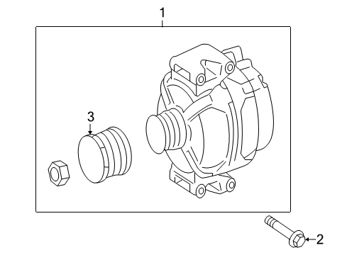 2012 Mercedes-Benz C250 Alternator Diagram 3