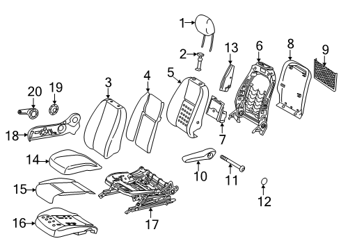 2024 Mercedes-Benz eSprinter Passenger Seat Components