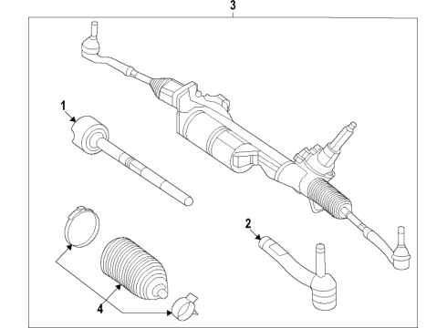 2024 Mercedes-Benz S63 AMG E Performance Steering Gear & Linkage
