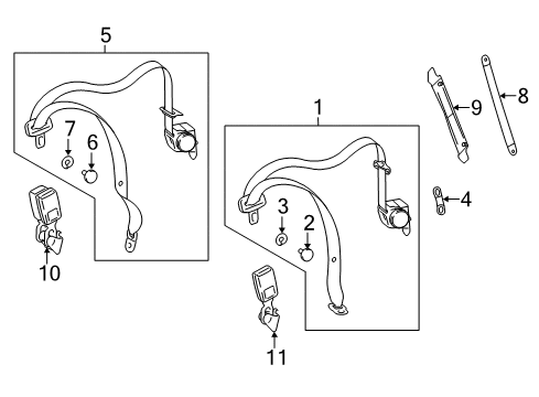 2014 Mercedes-Benz E250 Seat Belt
