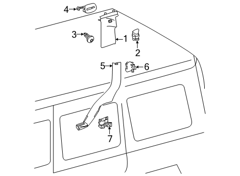 2025 Mercedes-Benz G580 Interior Trim - Quarter Panels