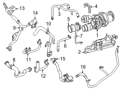 2025 Mercedes-Benz G63 AMG Turbocharger & Components