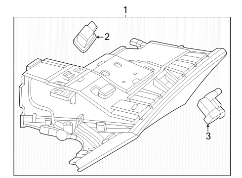 2024 Mercedes-Benz EQE 350+ SUV Glove Box