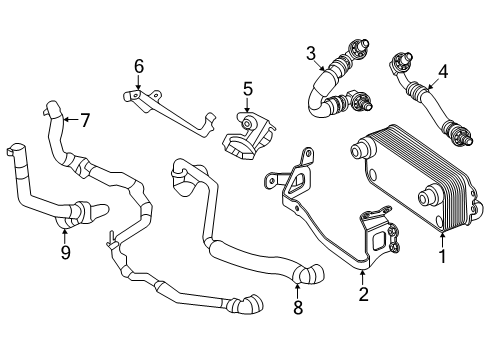 2024 Mercedes-Benz AMG GT 55 Trans Oil Cooler