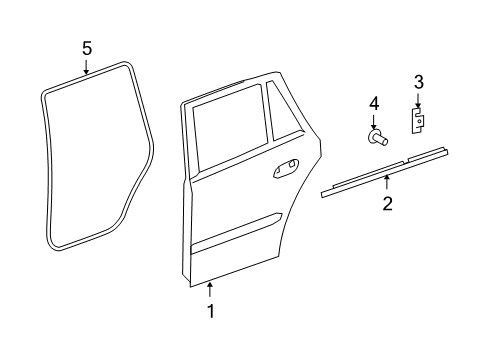 2012 Mercedes-Benz GL450 Door & Components