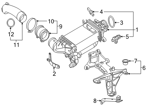 2018 Mercedes-Benz C300 Intercooler - Belts Diagram 2
