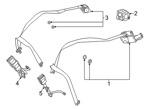 2025 Mercedes-Benz GLE53 AMG Seat Belt