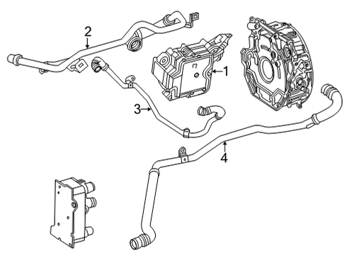 2025 Mercedes-Benz GLS450 Hoses, Lines & Pipes