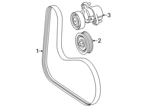 2025 Mercedes-Benz CLE300 Belts & Pulleys