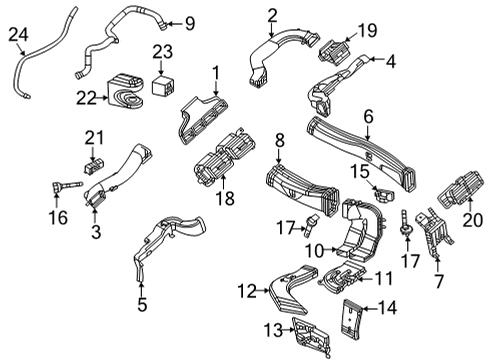 2021 Mercedes-Benz GLE53 AMG SUV Ducts