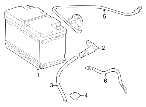 2025 Mercedes-Benz GLC63 AMG S E Performance Battery Diagram 2