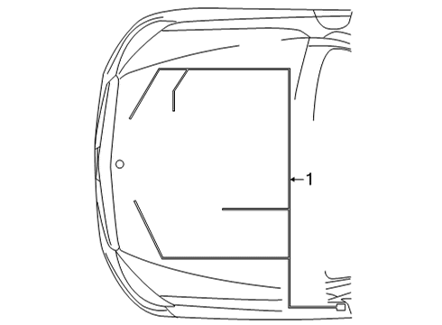 2025 Mercedes-Benz EQS 450+ Wiring Harness