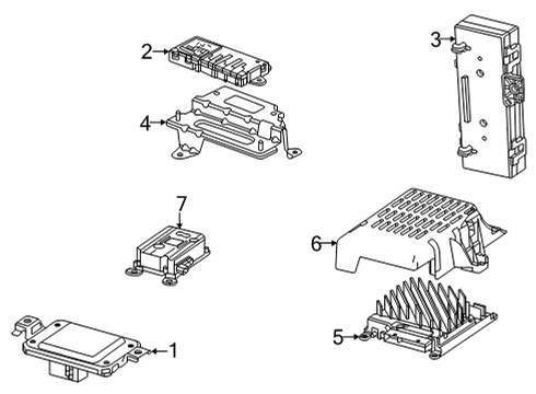 2021 Mercedes-Benz GLA35 AMG Electrical Components Diagram 3