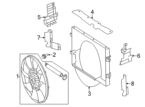 2014 Mercedes-Benz Sprinter 3500 Cooling Fan Diagram 2