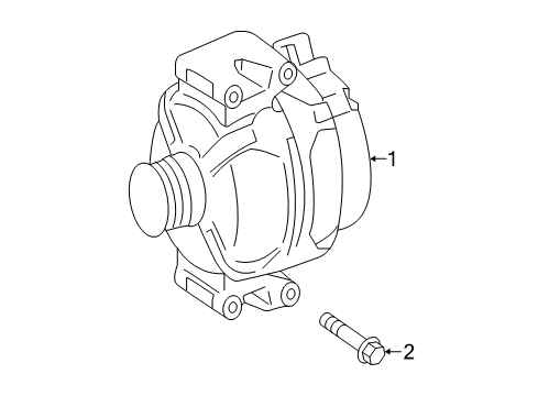 2017 Mercedes-Benz C43 AMG Alternator Diagram 3
