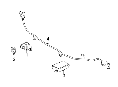 2015 Mercedes-Benz Sprinter 3500 Bumper & Components - Front Diagram