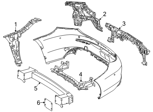 2024 Mercedes-Benz CLE450 Bumper & Components - Rear Diagram 4