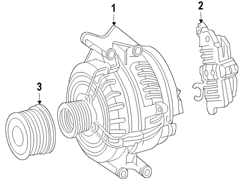 2012 Mercedes-Benz E350 Alternator Diagram 2
