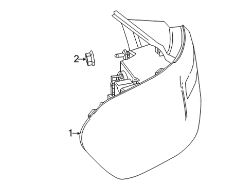 2024 Mercedes-Benz GLB35 AMG REAR LAMP COMBINATION Diagram for 247-906-57-05