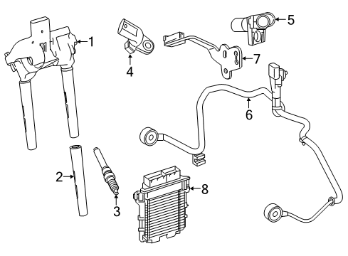 2018 Mercedes-Benz E63 AMG S Ignition System Diagram