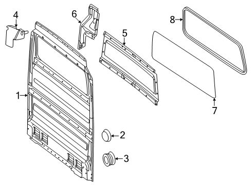 2024 Mercedes-Benz eSprinter Partition Panel