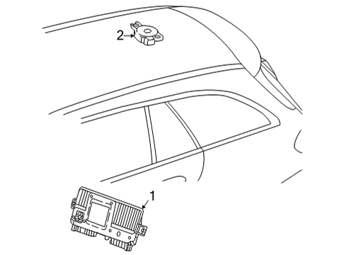 2025 Mercedes-Benz GLS63 AMG Electrical Components Diagram 3
