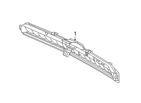 2019 Mercedes-Benz GLE43 AMG High Mount Lamps