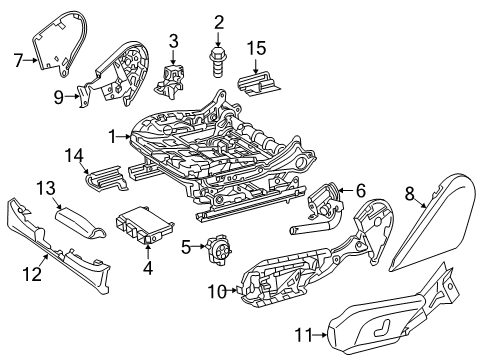 2017 Mercedes-Benz E300 Tracks & Components