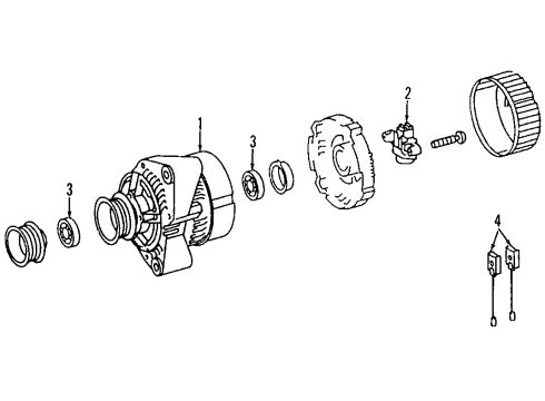 1995 Mercedes-Benz S320 Alternator Diagram