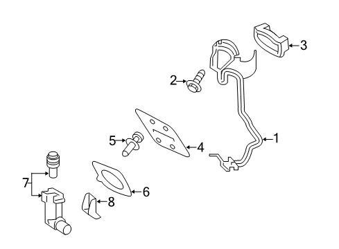 2017 Mercedes-Benz S550e Bumper & Components - Rear Diagram 2