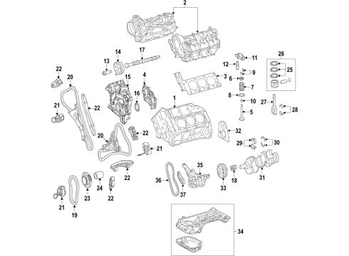 2016 Mercedes-Benz GLE350 Camshaft & Timing Diagram