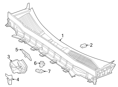 2023 Mercedes-Benz EQB 250+ Cowl