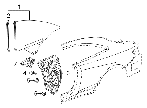 2017 Mercedes-Benz S550 Door Diagram 4