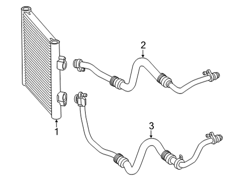 2025 Mercedes-Benz AMG GT 63 S E Performance Oil Cooler