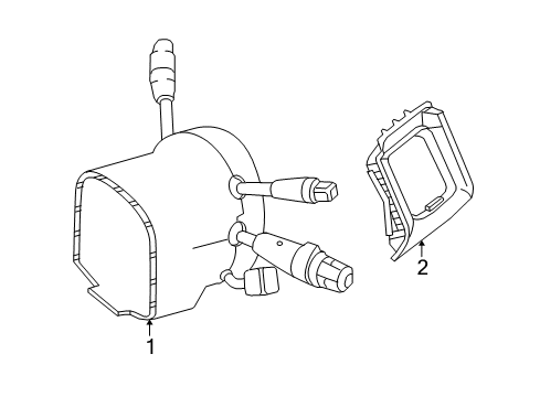 2014 Mercedes-Benz E250 Upper Steering Column