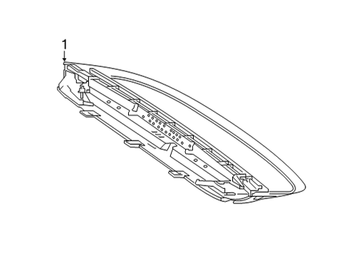 2025 Mercedes-Benz AMG GT 63 S E Performance High Mount Lamps