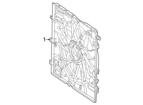 2024 Mercedes-Benz Sprinter 2500 Cooling Fan