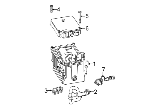 2019 Mercedes-Benz CLS450 Battery Diagram