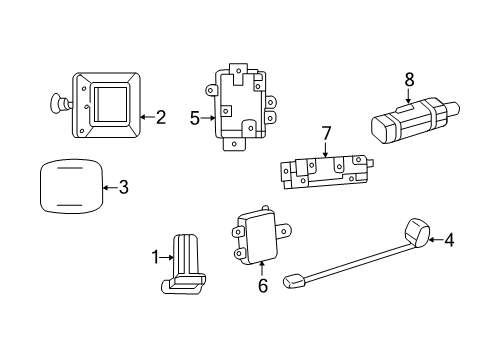 2019 Mercedes-Benz C300 Antenna & Radio Diagram 2