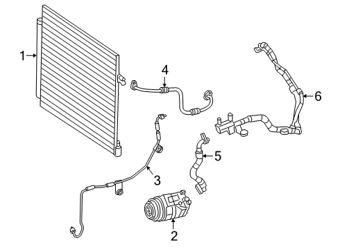2024 Mercedes-Benz G550 A/C Compressor