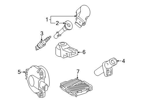 2011 Mercedes-Benz GL450 Ignition System Diagram