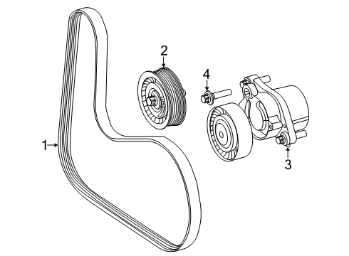 2024 Mercedes-Benz E350 Belts & Pulleys